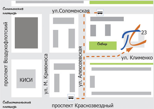 Карта Киева