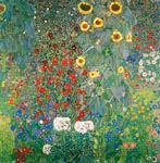 Густав Климт - Garden with Sunflowers