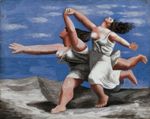 Пабло Пикассо - Женщины, бегущие по берегу