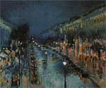   - Boulevard Montmartre in the Night