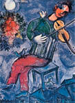 Марк Шагал - The Blue Violonist