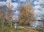 Альфред Сислей - The Small Meadows in Spring
